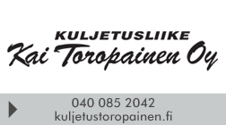 Kuljetusliike Kai Toropainen Oy logo